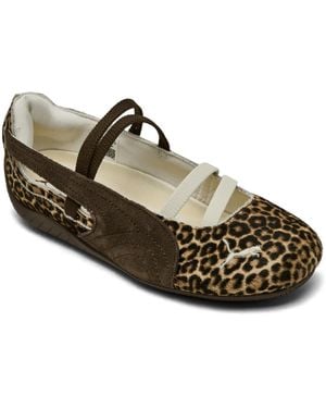 PUMA Big Girls Speedcat Ballet Wild Mary Jane Casual Shoes From Finish Line - Brown