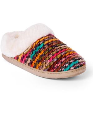 Minnetonka Dina Clog Slippers - Red
