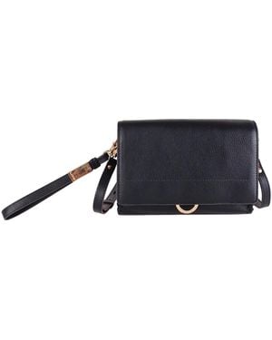 Lodis Amy Leather Crossbody Bag - Blue