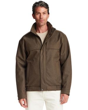 Weatherproof Tech Twill Lined Bomber Jacket - Brown