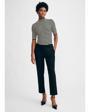 Isaac Mizrahi New York Poor Boy Mock Sweater - Blue