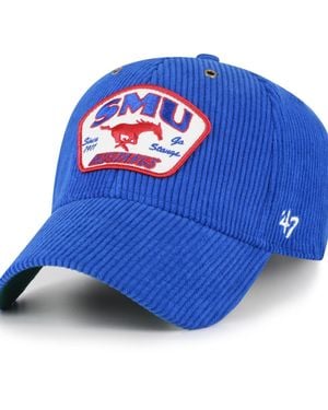 '47 And Smu Mustangs Accordia Corduroy Mvp Adjustable Hat - Blue