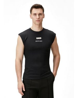 Pcfg Rib Tank Top - Black