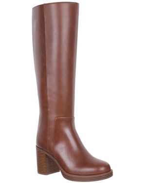 On 34th Priscillaa Round Toe Tall Boots - Brown