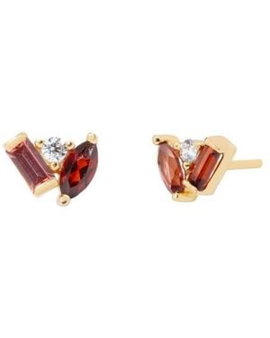 Little Sky Stone Seraphina Stud Earrings - Black