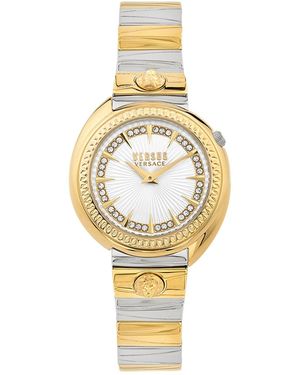 Versus Two-hand Quartz Tortona Two-tone Stainless Steel Bracelet 38mm - Metallic