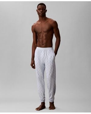 Calvin Klein Modern Cotton Logo Pajama jogger - White