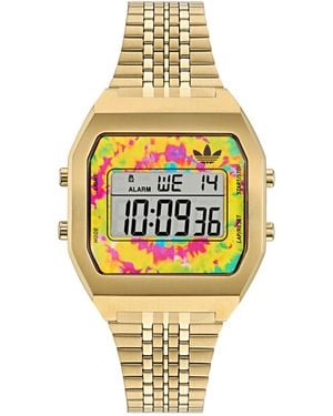adidas Digital Two Watch Aost24559 Stainless Steel - Metallic