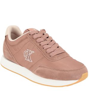 Calvin Klein Tollyn Suede Lace-up Sneakers - Pink