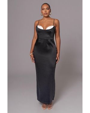 JLUXLABEL Moment In Time Maxi Dress - Gray