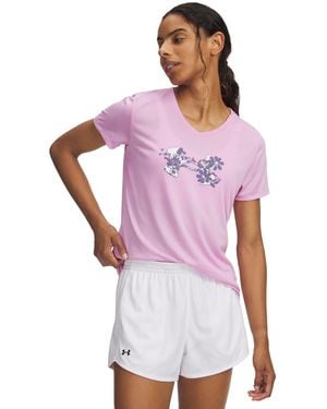 Under Armour Tech Solid Graphic T-shirt - Purple