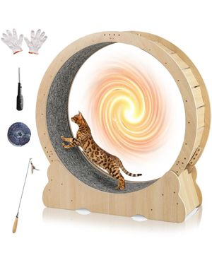 Cozito Cat Exercise Wheel 40 Inch - White