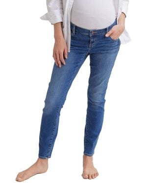 Hatch Collection Maternity The Under The Bump Slim Jean - Blue