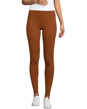 Lands' End Tall Starfish Mid Rise Knit leggings - Brown