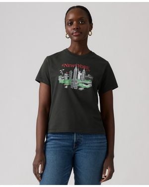Levi's Crew Neck Graphic Print T-shirt - Black