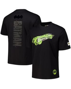 FREEZE MAX Batman Comics Batmobile Loose Fit T-shirt - Black