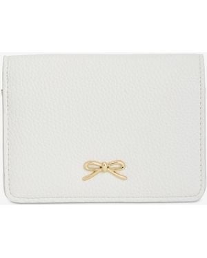 On 34th Angii Solid Zip-around Wallet - White