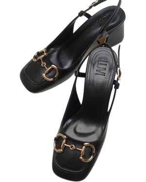 Prologue Shoes Karol Block Heel Pump - Black