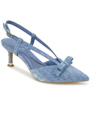 Kenneth Cole Umayra Pointed Toe Pumps - Blue