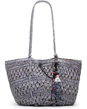 Steve Madden Btydes Raffia Shopper - Blue