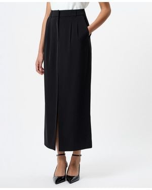 French Connection Harry Suiting Midi Skirt - Black