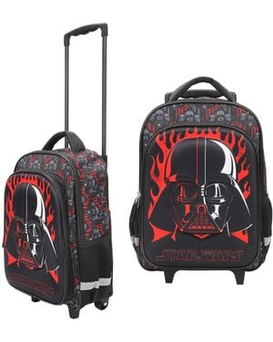 Star Wars Darth Vader 16" Rolling Travel Backpack - Red