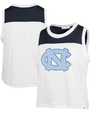 '47 North Carolina Tar Heels Premier Zoey Waist Length Tank Top - Blue