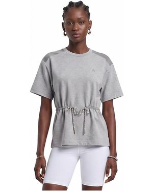 Alpenhaus Livet Adjustable Tunique Short-sleeve Top - Gray