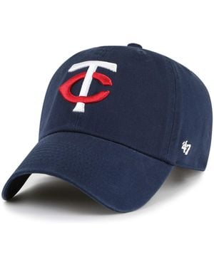 '47 Big Boys And Girls Minnesota Twins Clean Up Adjustable Hat - Blue
