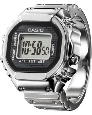 G-Shock Japanese Quartz Stainless Steel Ring Watch 19.5mm - Metallic