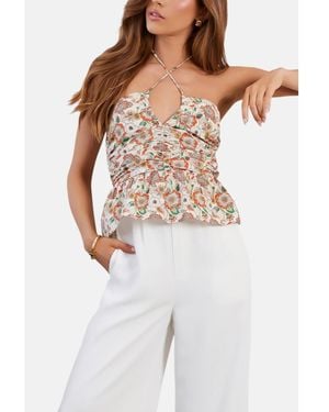 Bishop + Young Bishop + Young Bishop + Young Aeries Halter Top - White