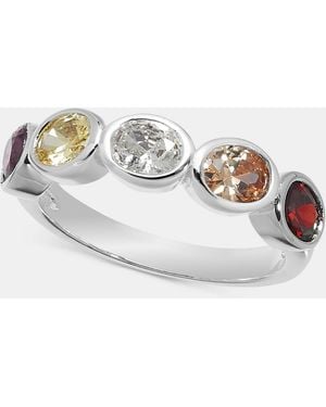 Charter Club Stone Oval Ring - White