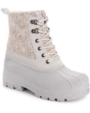 Muk Luks Palmer Penelope Booties - Gray