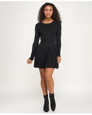 Invitee Bcx Long Sleeve Sweater Dress - Black