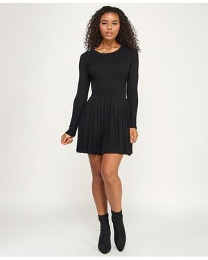 Bcx Long Sleeve Sweater Dress - Black