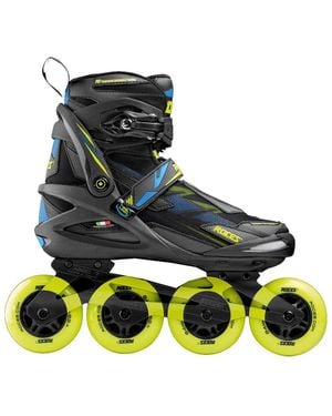 Roces Helium Tif Black Lime Inline Skates - Green