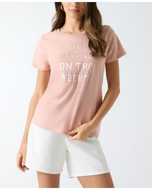 Guess On The Yacht Short-sleeve Cotton T-shirt - Multicolor