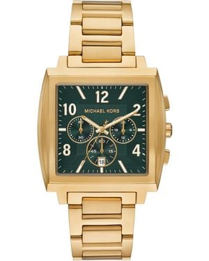 Michael Kors Â Rhys Chronograph Gold-tone Stainless Steel Watch - Metallic