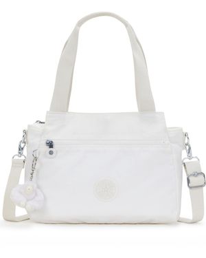 Kipling Elysia Small Satchel Bag - White