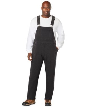 Kingsize Big & Tall Fleece Overalls - Multicolor
