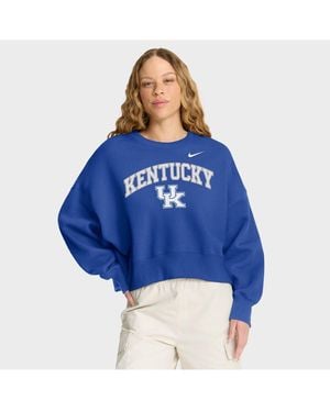 Nike Kentucky Wildcats Oversized Phoenix Arch Pullover Sweatshirt - Blue