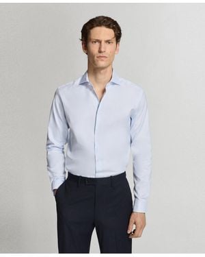 Mango Cotton Slim-fit Suit Shirt - White