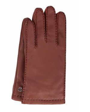 KESSLER `s Hand-sewn Premium Lamb Leather Touchscreen Gloves "millie" - Brown