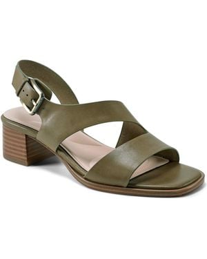 Rockport Hennly Square Toe Dress Sandals - Green