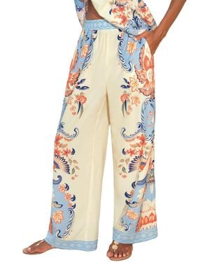 CUPSHE Sensitive Soul Tropical Pants - Multicolor