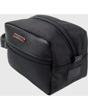 Alpine Swiss Hudson Shaving Kit Dopp Kit Overnight Toiletry Bag Travel Case New - Black