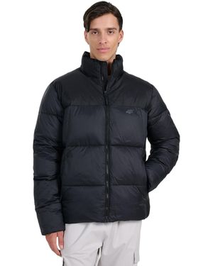 4F Down Jacket With Synthetic Filling - Blue