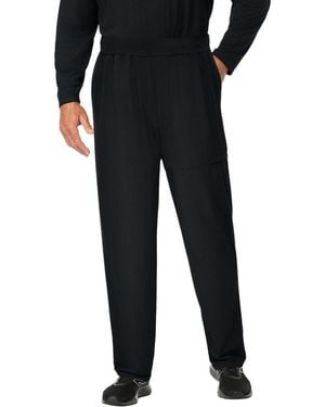 Kingsize Big & Tall Supersoft Jersey Performance Cargo Pants - Black