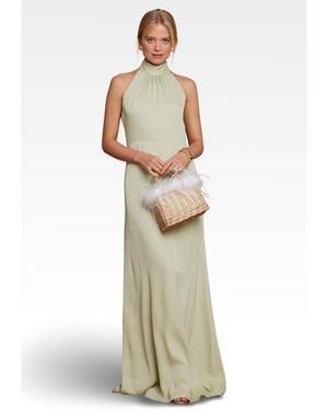Maids To Measure Tilly Satin High Neck Bridesmaid Dress - White