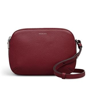 Radley Dukes Place Small Zip Top Crossbody Bag - Red